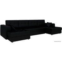 П-образный диван Mebelico Эмир-П (черный) [A-57581]