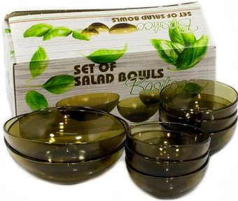 Набор салатников Гласс Инк Basilico 62078