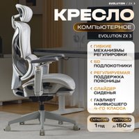 Офисное кресло Evolution ZX 3 (серый)