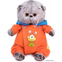 Классическая игрушка BUDI BASA Collection Басик Baby в комбинезоне с монстриком BB-075 20 см