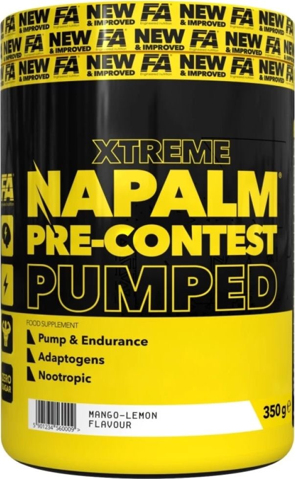 

Предтренировочный комплекс FA Engineered Napalm Pre-Contest pump (350 г, драконий фрукт)