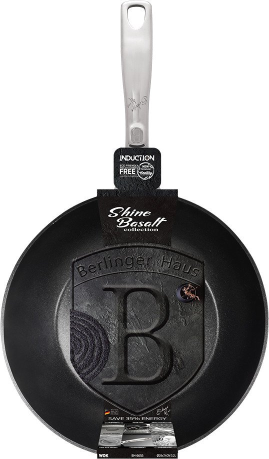 

Сковорода ВОК Berlinger Haus Shine Basalt Collection BH-6655