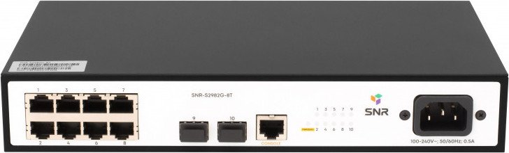 Управляемый коммутатор 2-го уровня SNR SNR-S2982G-8T