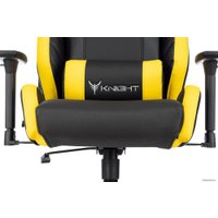 Игровое (геймерское) кресло Knight Thunder 5X (черный/желтый)