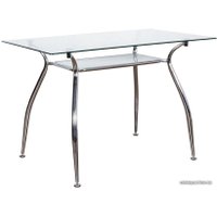 Кухонный стол AksHome Patrizia 59156 (хром/стекло)