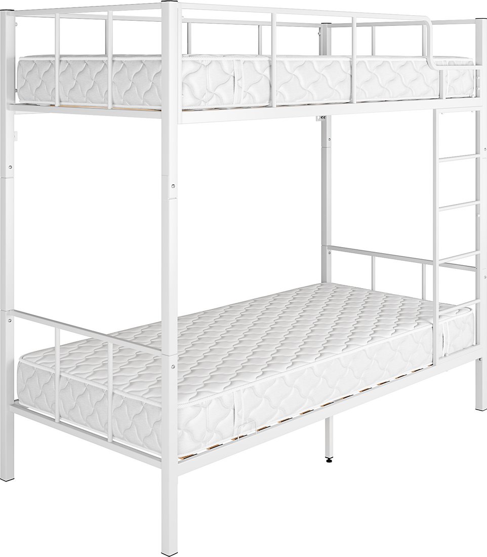 

Двухъярусная кровать Князев Мебель Турнео 1 ТУ1.90.200.Б (белый муар)