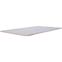 Столешница ErgoSmart 1300х750х27 мм (скошенный край, дуб беленый)