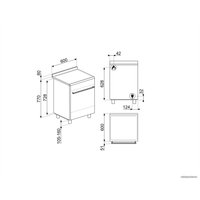 Кухонная плита Smeg SUK61MBL9