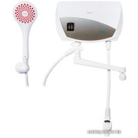 Проточный электрический водонагреватель кран+душ Atmor Lotus 5 кВт душ + кран в Гомеле