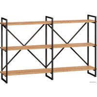 Стеллаж LoftyHome Лондейл Рант 160 1251827 (дуб/черный)