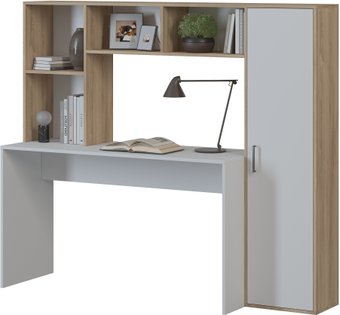 Стол Genesis Прямой (дуб сонома/белый)