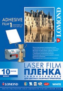

Пленка для печати Lomond PET Self-Adhesive White Laser Film 100мкм 10л (1703461)