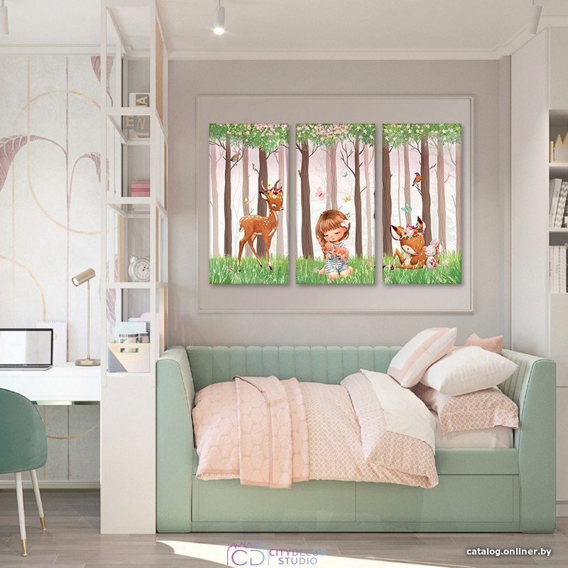 Модульная картина Citydecor Magic Forest 7.123 75x117 см