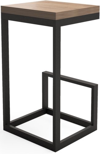 Стул Millwood СДН-6 Ярдс ЛДСП (дуб табачный craft/металл черный)