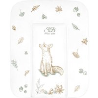 Пеленальный матрас Sweet Baby Foresta Magica Crema Arancio 58x71 (лиса бежевый/оранжевый)