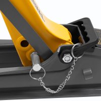 Подкатной домкрат Denzel 51233 2.5т (кейс)