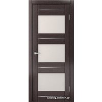 Межкомнатная дверь MDF-Techno Dominika 300 90x200 (дуб серый/лакобель кремовый)