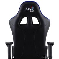 Игровое (геймерское) кресло AeroCool AC120 AIR (черный/синий)