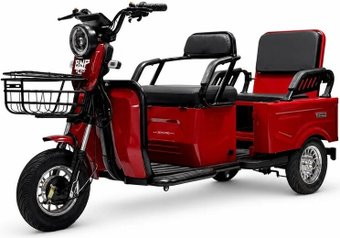 Грузовой электроскутер BNP Zevs Pro (красный)