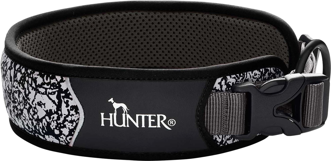 

Ошейник Hunter Collar Divo Reflect 68966 (45-55/L черный/серый)