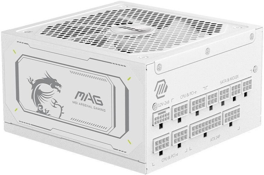 Блок питания MSI MAG A1000GL PCIE5 WHITE