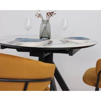 Стул с подлокотниками Алвест AV 433 (карри бархат Confetti chai tea/черный)