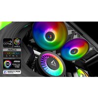 Жидкостное охлаждение для процессора Arctic Liquid Freezer III 280 A-RGB Black ACFRE00143A