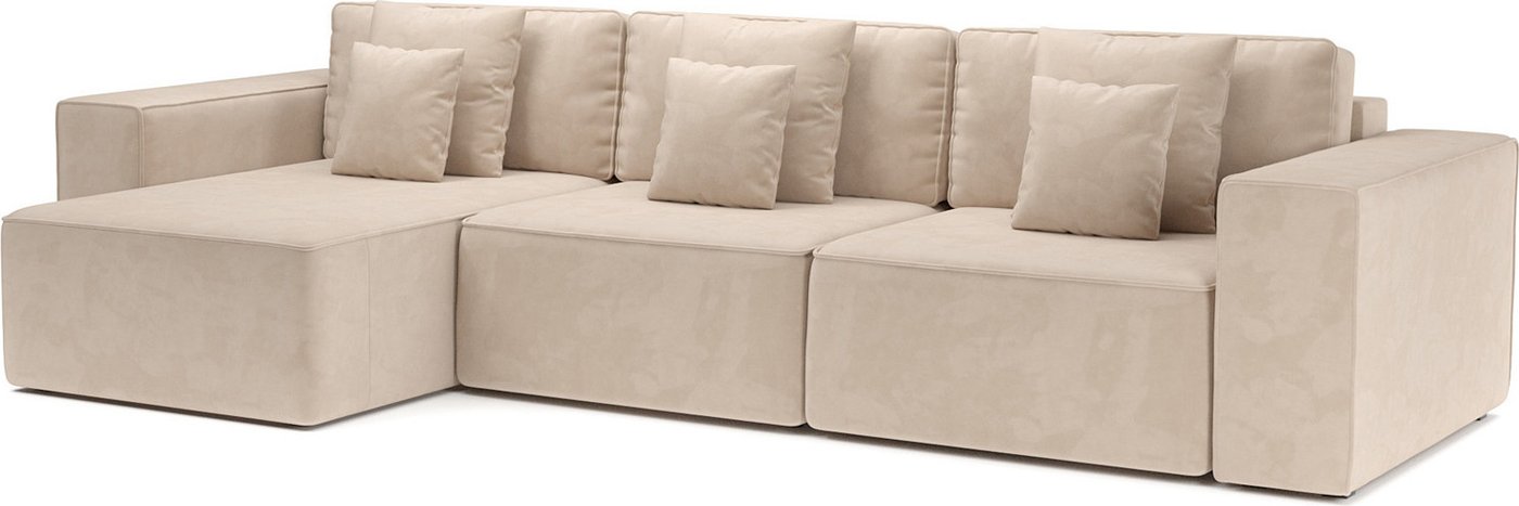 

Угловой диван Мебель-АРС Фессалия левый угол (Vivaldi бежевый)