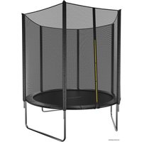 Батут GetActive Jump 6ft - 183 см с сеткой (черный)