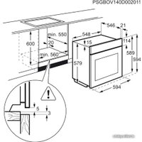 Электрический духовой шкаф Electrolux EOB9956VAX