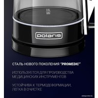 Электрический чайник Polaris PWK 1715CGL Water Way Pro (черный)