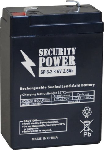 Security Power SP 6-2.8 F1 (6В/2.8 А·ч)