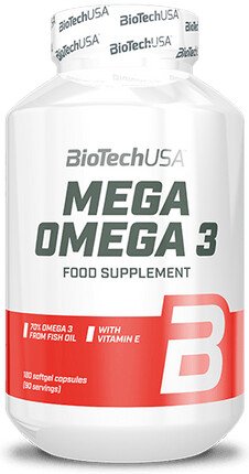 

БАД BioTech USA MEGA Omega-3 (180 капсул)
