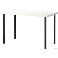 Стол Ikea Линнмон/Адильс (белый/черный) 092.794.65