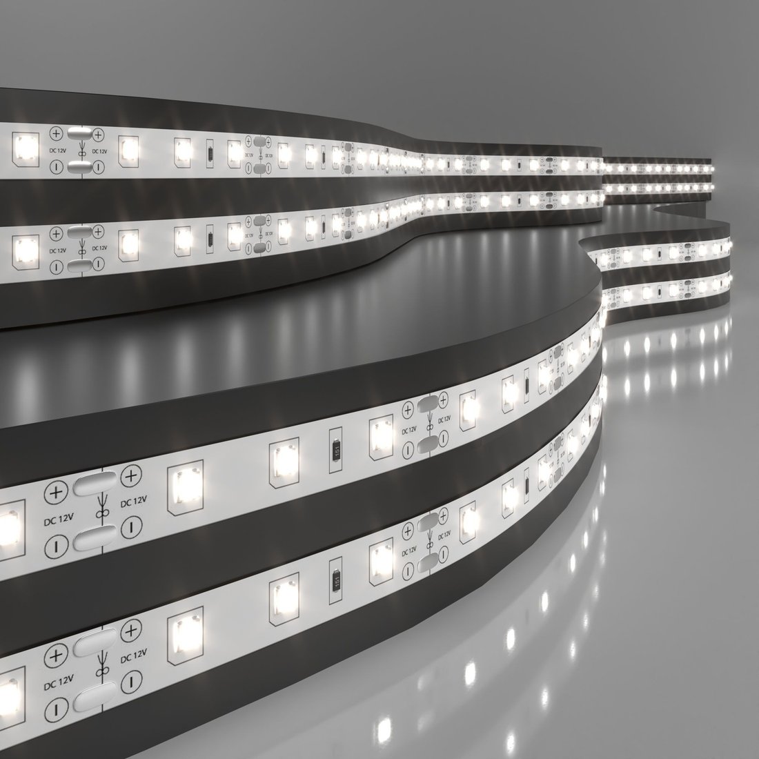 

Светодиодная лента Elektrostandard 12V 4.8W 60Led 2835 IP20 дневной белый a050168