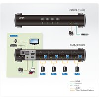 KVM переключатель Aten CS1824-AT-G