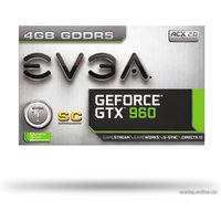 Видеокарта EVGA GeForce GTX 960 4GB GDDR5 SC Gaming [04G-P4-1962-KR]