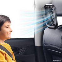 Вентилятор Baseus Foldable Vehicle-mounted Backseat Fan (белый)