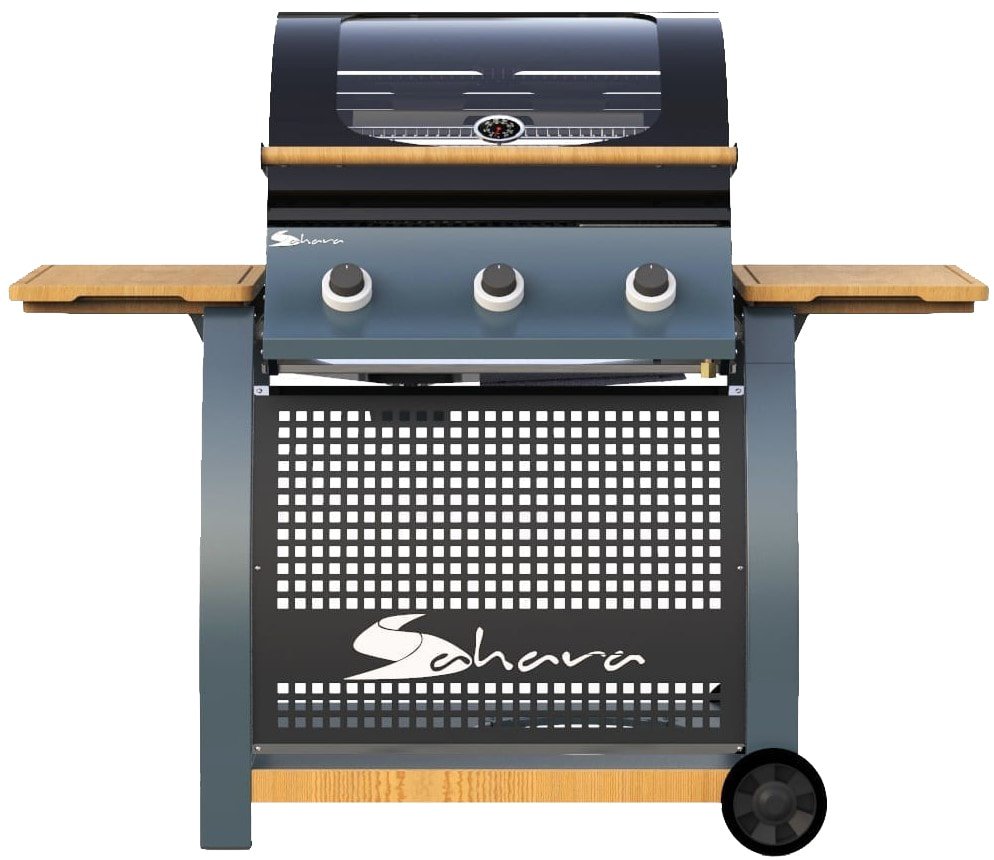 

Газовый гриль для дачи Sahara 3 Burner Oak