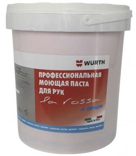 

Wurth Профессиональная моющая паста для рук LA ROSSA 4кг 0893800400