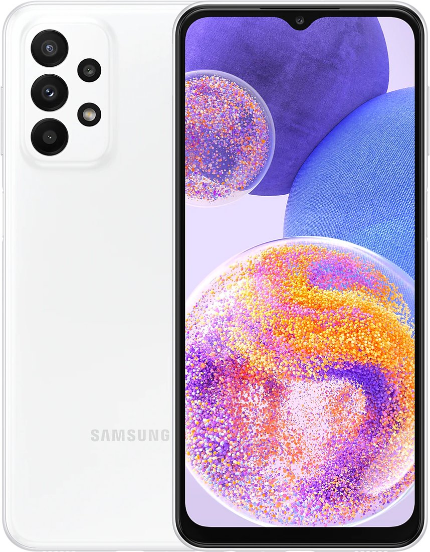 

Телефон Samsung Galaxy A23 SM-A235F/DSN 4GB/128GB (белый)