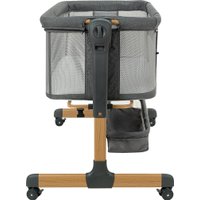 Приставная детская кроватка Pituso Flora OD-B12 (темно-серый)