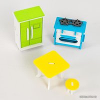 Аксессуары для кукольного домика Лесная мастерская Набор мебели Кухня 4663056