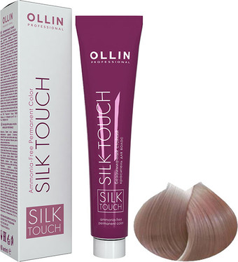 Крем-краска для волос Ollin Professional Silk Touch 10/8 светлый блондин жемчужный