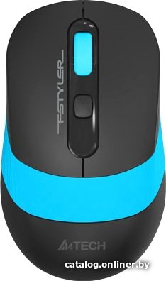 Мышь A4Tech Fstyler FG10 (черный/голубой)