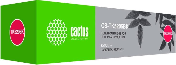 

Картридж CACTUS CS-TK5205BK (аналог Kyocera TK-5205K)
