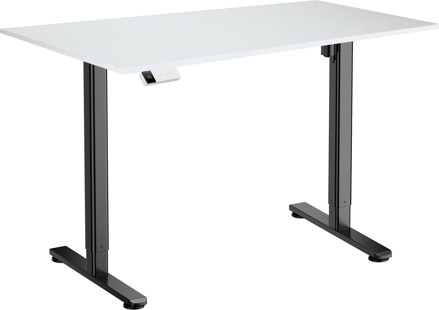 

Стол для работы стоя ErgoSmart Electric Desk Slim 1380х800х18 мм (альпийский белый/черный)