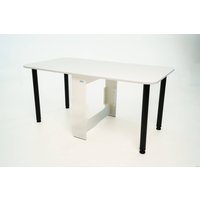 Стол-книга Stoloff Мечта 1600x850 (белый, опоры вкручиваемые, углы закругленные без роликов и ручек)