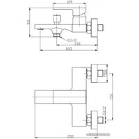 Смеситель BelBagno ROM-VAS-CRM
