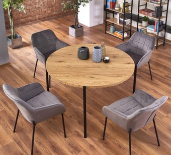 Halmar Morgan (дуб золотой/черный)